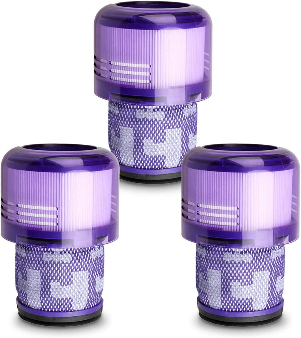3 Pack Vacuum Filters Replacement Parts Compatible with Dyson V11 Origin V11 Torque Drive V11 Animal V11 Complete V11 Extra V15 Detect V15s Detect Submarine Vacuums, Compare to Part 970013-02